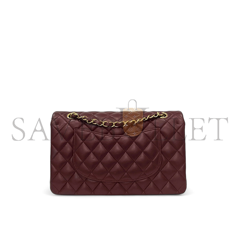 CHANEL MEDIUM LAMBSKIN CLASSIC DOUBLE FLAP BAG A01112 (25.5*15.5*6.5cm)